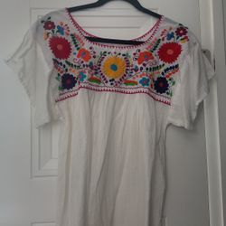 Mexican Blouse Hand Knitted