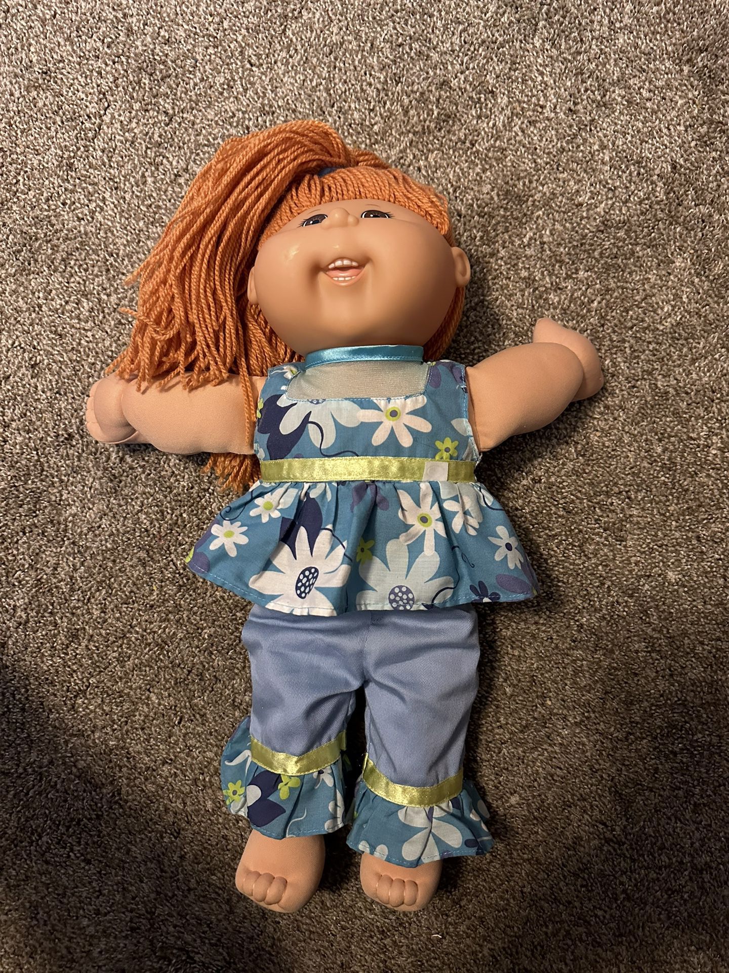 Cabbage Patch 2004 Play Along Doll Pre Loved/owned Red Hair Teeth