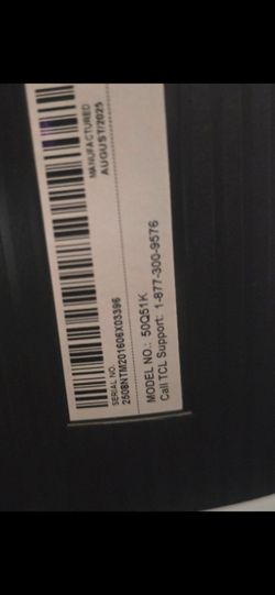 50in oled TCL TV