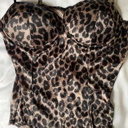 Leopard Bodysuit Size L