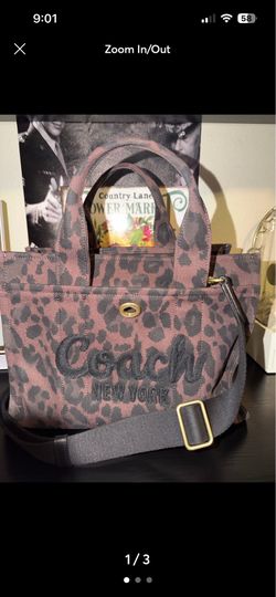 Beautiful Coach Leopard Tote 26