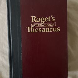 Roger’s International Thesaurus Fourth Edition