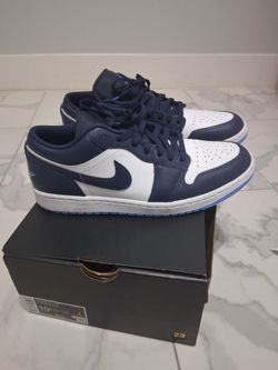 New Air Jordan 1 Low Navy Blue with box