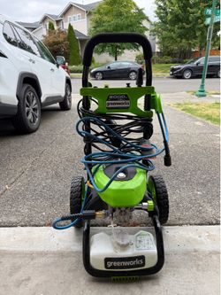 Greenworks electric pressure washer 2000psi