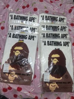 BAPE White Graphic T-Shirt