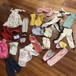 Lot Of 23 Barbie Dresses Mixed Vintage/Modern