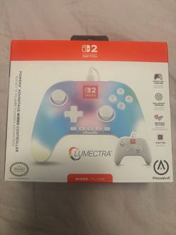 PowerA Lumectra Wired Controller Nintendo Switch 2