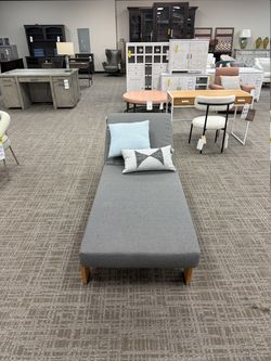 Mitchell Gold + Bob Williams Jupiter Chaise & Frame - Gray | Cuddler Chair | Oversized Chair