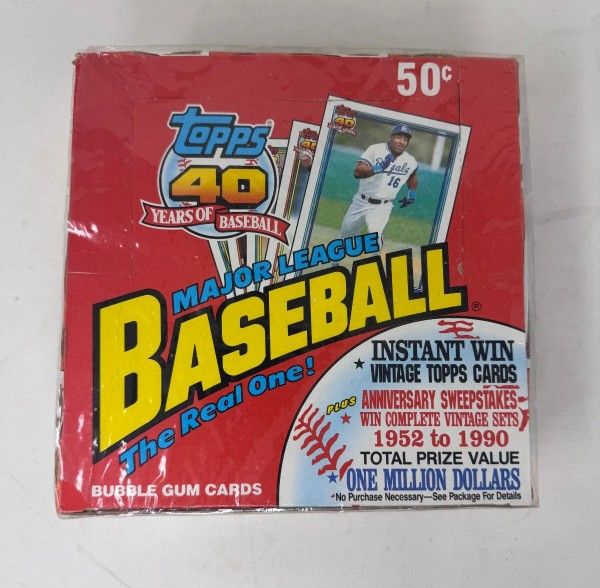 1991 Topps Baseball 36 packs sealed box