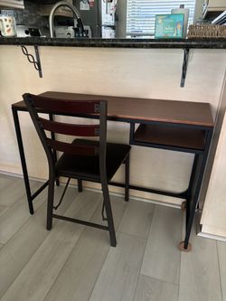 IKEA FJÄLLBO desk and Target folding chair
