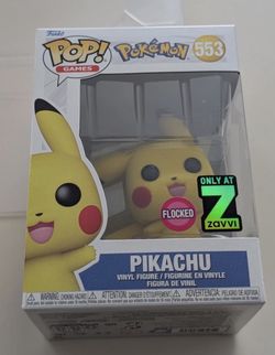 Funko Pop! Pokemon Pikachu (Flocked) 553 Exclusive New