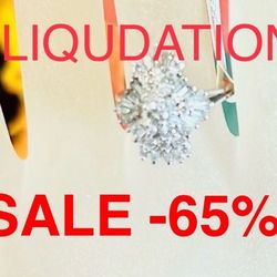 Diamond Ring  💍 2 Carats NATURAL DIAMONDS  💎 MOTHERS DAY SALE-65% FIND ANOTHER AT THIS PRICE ILL GIVE IT FOR $400 LESS !