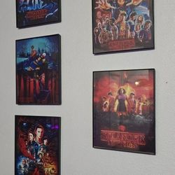 Stranger Things Framed Canvas Photos