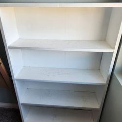 White Bookshelf 