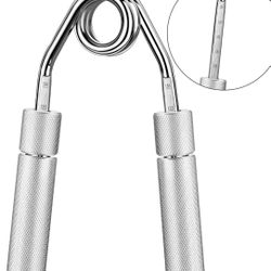 Hand Grip Strength, Metal Grip Strength Trainer No Slip Heavy-Duty with Adjustable Resistance 50-150 lbs, Forearm Exerciser for Muscle Building 