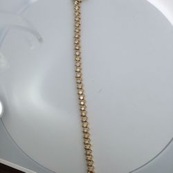 14K Gold Tennis Bracelet With Diamonds 