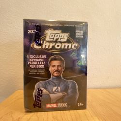2025 Topps Chrome Marvel Studios Blaster Box Factory Sealed!