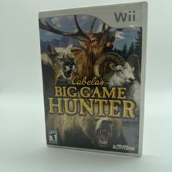 Cabela's Big Game Hunter 2010 (Nintendo Wii, 2009) Complete In Box & Tested