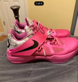 Nike KD 4 Pink Basketball Sneakers