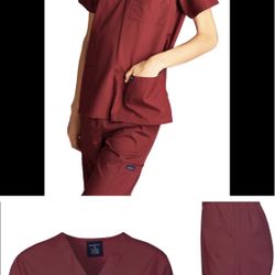 Dagacci Scrubs Medical Uniform Unisex Scrubs Set Top and Pants XS HAVE 4 Sets Different Colors 