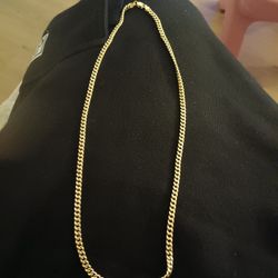 22inch Cuban Link 10k Gold 