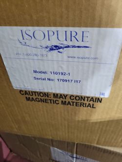 Isopure Model Industrial Filters Lot of 3
