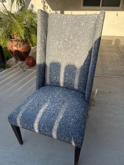 Upholstered High-Back Accent Chair