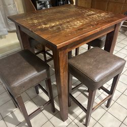 World Market Table And Stools 