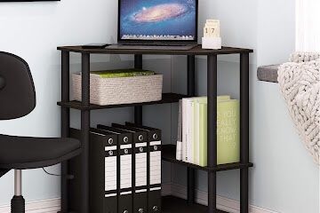 Furinno Turn-N-Tube Space Saving Corner Desk