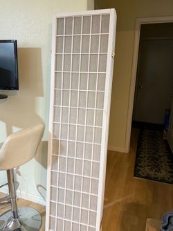 White Shoji-Style Room Divider
