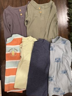 Cat&Jack 2T (2 Onesies, 3 Short Sleeves, 1 Long Sleeve) 