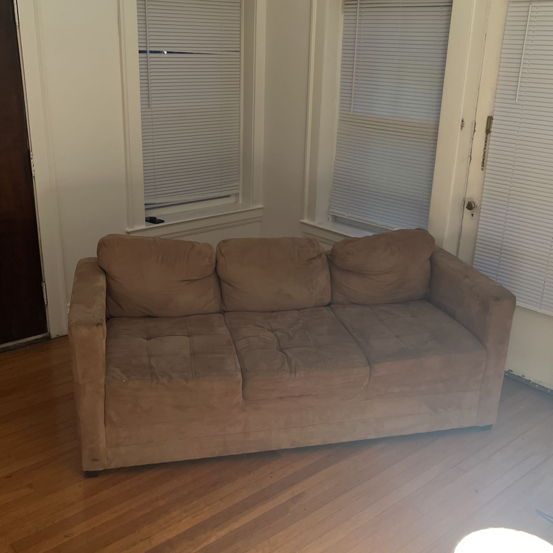 Brown 2 Piece Couch 