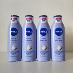 4 Nivea Body Lotion Shea Nourish 8.4oz