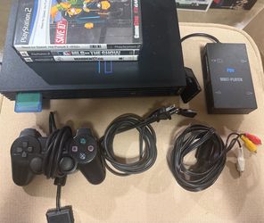 PlayStation 2 PS2 console with video Game