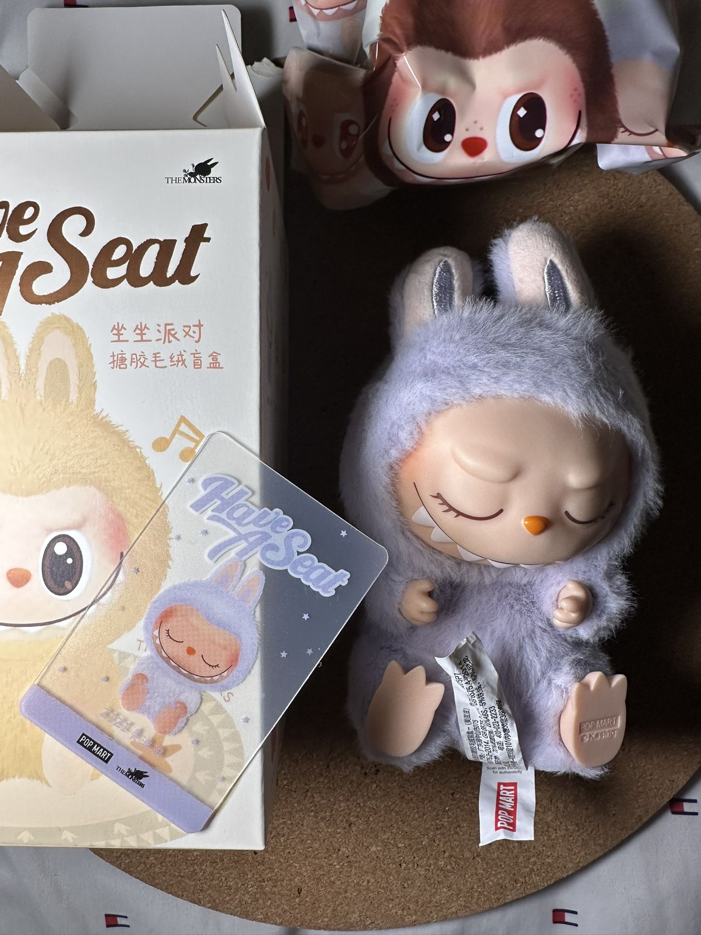 Pop Mart Labubu The Monsters Have a Seat ZIZI Vinyl Plush (Authentic) US SELLER