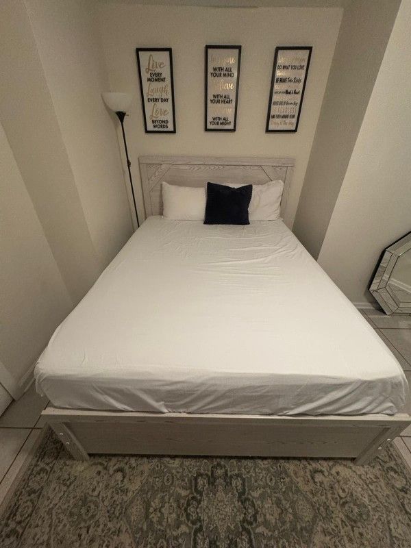 Bed Frame With Mattress