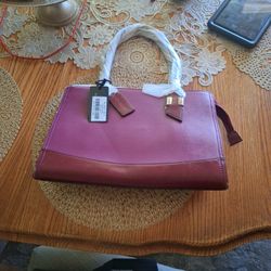 Dasein Purple Tote Purse Bag