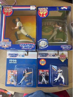 Los Angeles Dodgers Mike Piazza Starting Lineup lot of 4