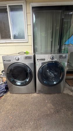 LG Front Load Washer and Dryer Set💦🔥