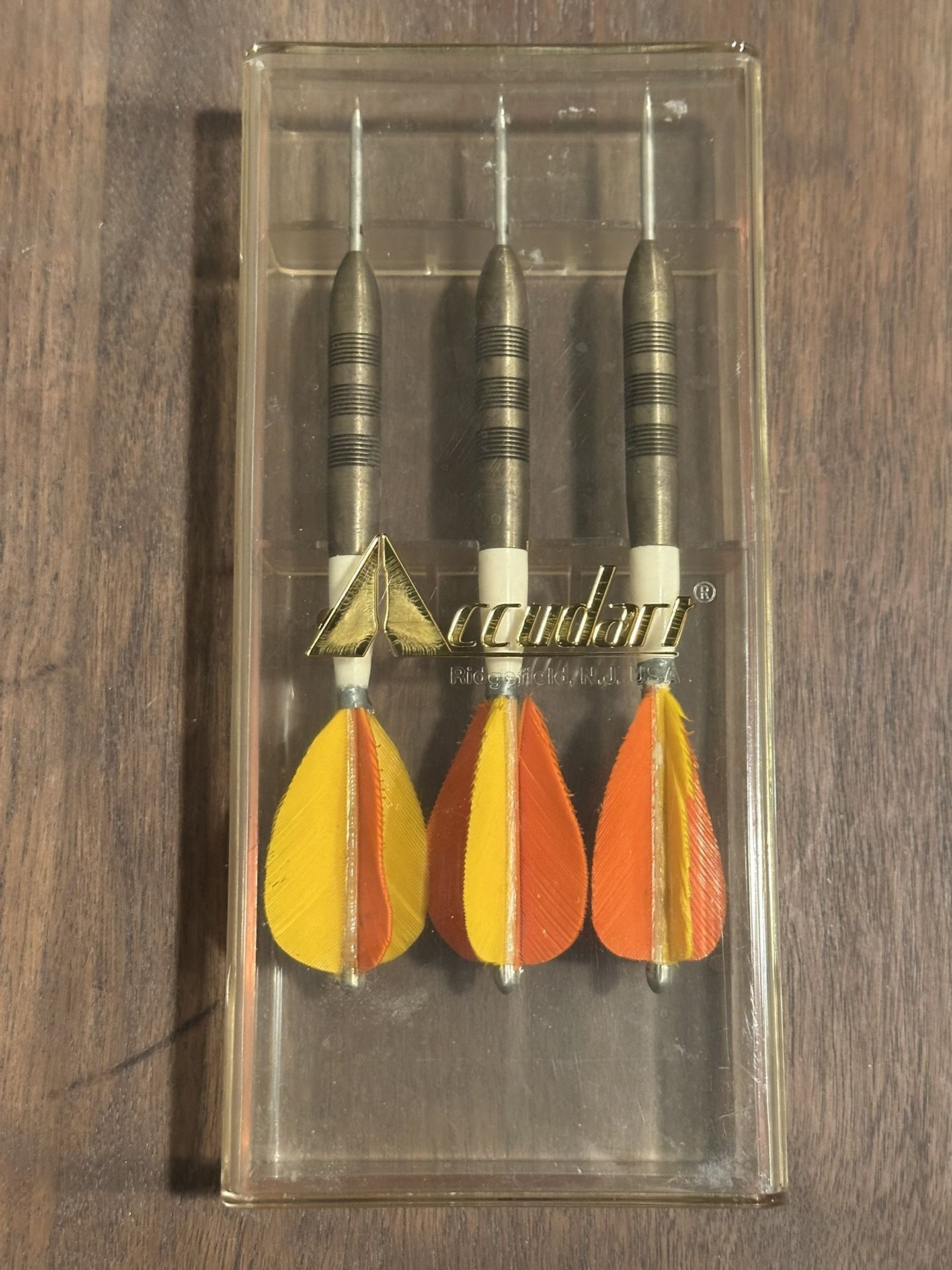 Vintage Accudart Three Pack Of Dartboard Darts