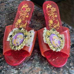 DISNEY FROZEN ANNA HEELS PLAY SHOES AGES 4-6