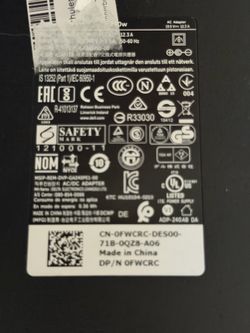 Dell 240W AC Adapter