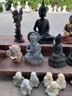 Decorative Figurine Cement Statue Collection