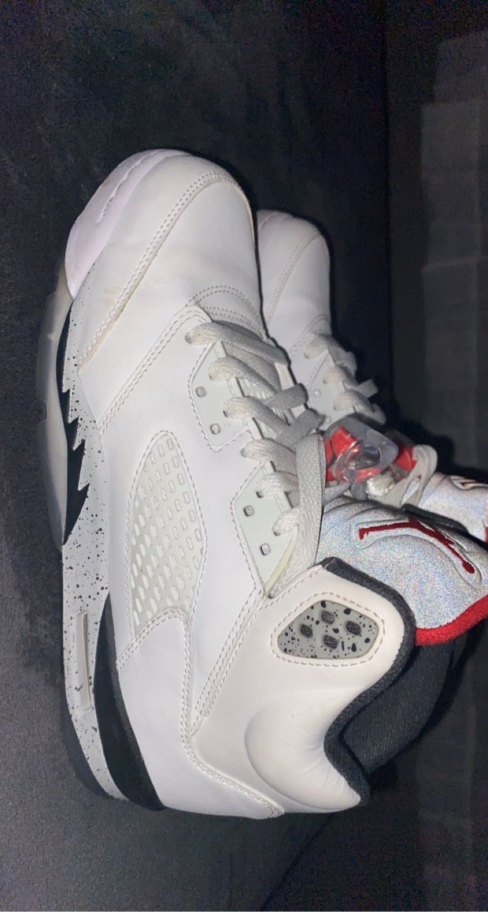 Jordan 5 Retro Fire Red silver Tongue (2020)