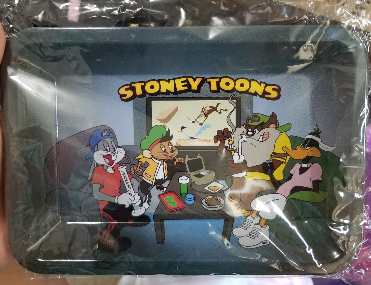 STONEY TOONS Tray. NEW