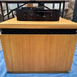 Janis W1 Audiophile Subwoofer w/ Interphase 1-A Electronic Crossover-Amp