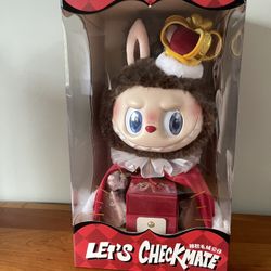BRAND NEW Labubu Checkmate King Large Vinyl Plush Doll