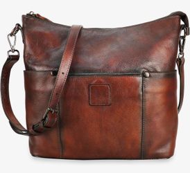 Bolso tipo hobo LETEULO para mujer: bolso bandolera, cartera y bolso de hombro de cuero