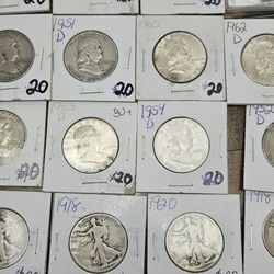 Franklin Half dollars below melt! 