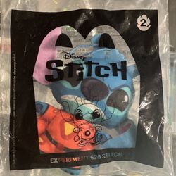 Stitch Experiment 626 Plush McDonalds Happy Meal Toy SEALED 2022 Lilo And Stitch